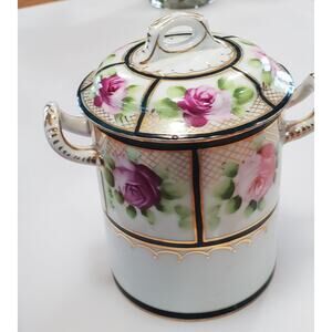 condensed-milk-antique-container-Serving Dish 2 Pieces Made by Nippon